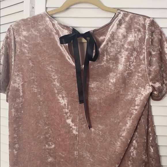 Velvet pink top! - Picture 4 of 6
